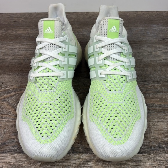 Adidas Ultraboost DNA Dash Grey Pulse Lime GZ1594 Size 10.5 - Picture 2 of 9